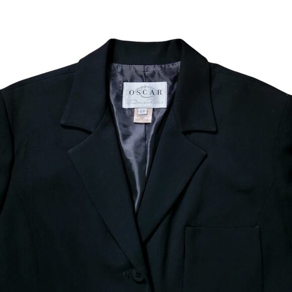 Oscar de la Renta Black Jacket Blazer | Size 6 - Picture 3 of 3